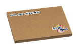 Kraft Paper Sticky Notes 84x75mm (Glue Long Edge)
