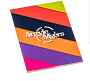 A5 notepad with wrapover cover A5 notepad with wrapover cover