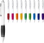 Nash / Curvy Ballpoint Pen - White Barrel & Colour Grip - Blue Ink Nash / Curvy Ballpoint Pen - White Barrel & Colour Grip - Blue Ink