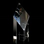 Optical crystal slice diamond award